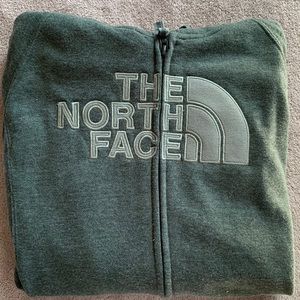 Women’s The North Face green zip up hoodie. Size S/P. NWT